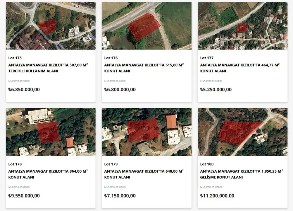 Antalya'da Dev Satış: 43 Değerli Arsa Açık Artırmaya Çıkıyor 9